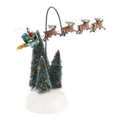 Animated Flaming Sleigh