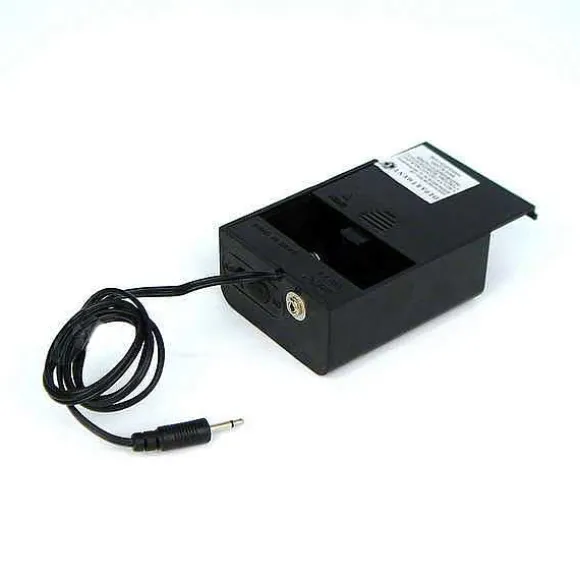 Black Battery Box-Uses 2 C Batteries