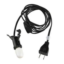 Black Single Light Cord Set #022