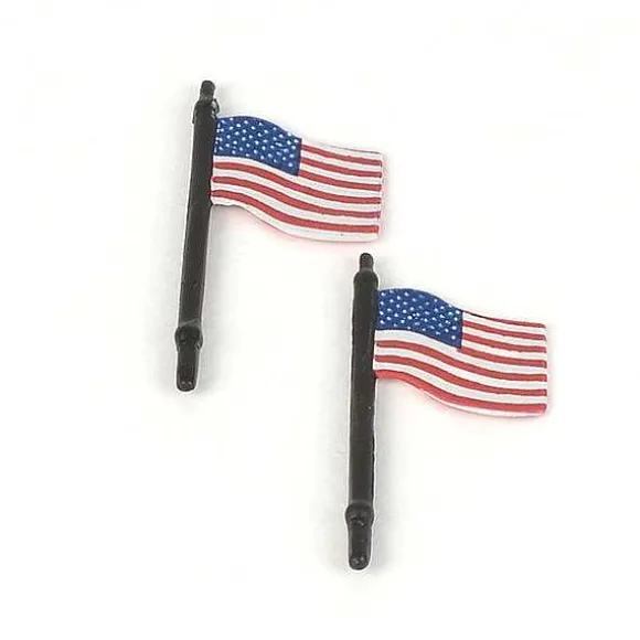 Brooklyn Bridge Us Flag