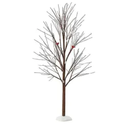 Brown Tree With Snow/Bird