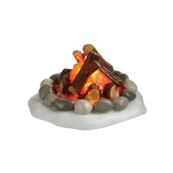 Campfire Lit Fire Pit
