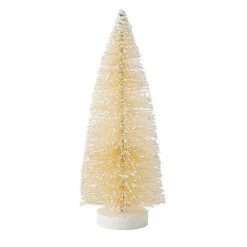 Cream Tree With Snow Glitter
