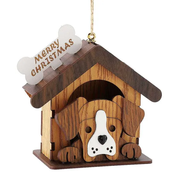 Dog In House Ornament