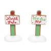 Gingerbread Xmas Signs St/2