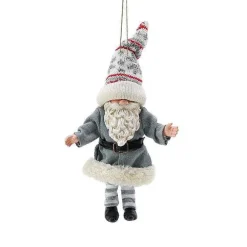 Gnome Grey Coat Orn