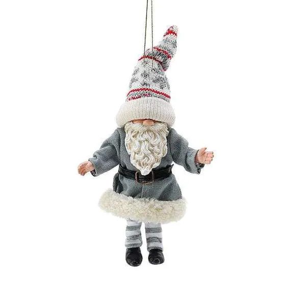Gnome Grey Coat Orn