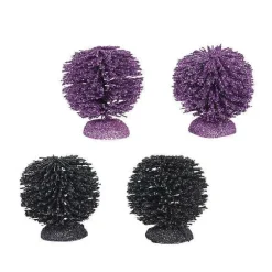 Halloween Glittered Shrubs