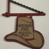 Hitching Post Hanging Sign