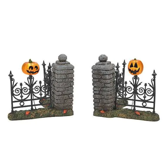 Jack Lantern Lit Fence Corners