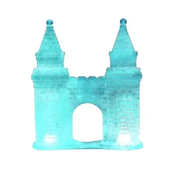 Lit Ice Castle Gate