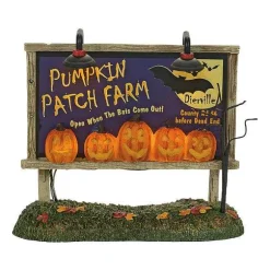 Lit Pumpkin Patch Billboard