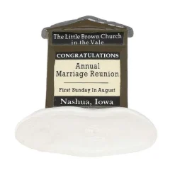 Little Brown Church In The Vale Ceramic Sign