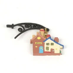 North Pole Building Works Hanging Sign