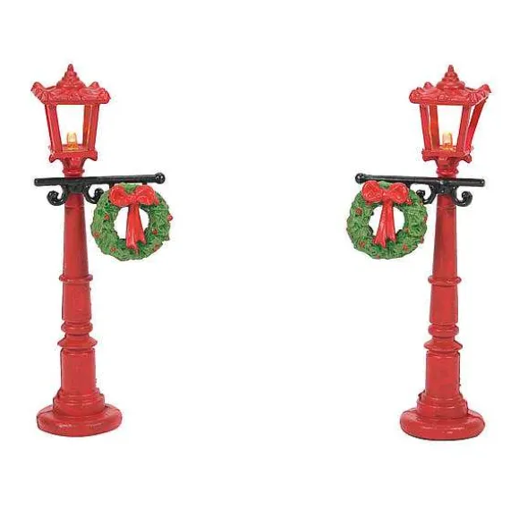 Red With Greens Street Lights