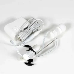 Replacement Adapter 3V Dc 1300Ma White Male Auxiliary Clip W/2 Light Bar