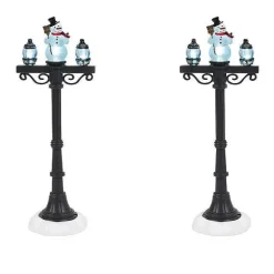 Snowman Street Lights