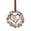 Wedding Toast Wreath Orn