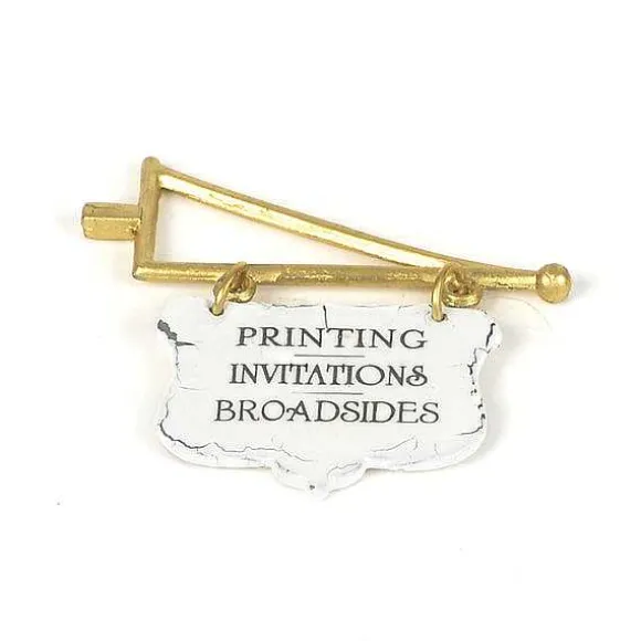 Woodbridge Gazette &Printing Office Sign